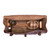 High quality red brown full grain Dave's Deals Beast Leather Duffle Bag - Chestnut side view - Saddleback Leather