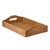 High quality full grain leather Grandfather Serving Tray front view - Saddleback Leather