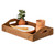High quality full grain leather Grandfather Serving Tray alternate angle - Saddleback Leather