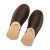 Dave's Deals Women's Sheepskin Slippers - Old Design - Size 7 - Dark Coffee Brown