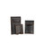 Small leather accessories in dark brown leather.