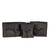 Dark brown leather set of three organizer bags.