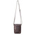 High quality full grain Suzette's Steals Crossbody Zipper Leather Pouch - Dark Coffee front view - Saddleback Leather
