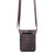 High quality full grain Suzette's Steals Crossbody Zipper Leather Pouch - Dark Coffee side view - Saddleback Leather