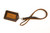 High quality full grain leather Lanyard & ID Holder front view - Saddleback Leather
