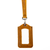 High quality full grain leather Lanyard & ID Holder alternate angle - Saddleback Leather