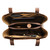 High quality full grain Leather Organizer Satchel alternate angle - Saddleback Leather