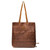 High quality back of the burnt sausage travel leather tote. Made by Saddleback