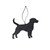 Black Lab Christmas Ornament