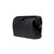 High quality angled view of leather organizer bag with framed closure
