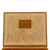 High quality 20th Anniversary Desk Box in tan - Lid Open