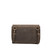High quality medium black magnetic fold over leather purse back
