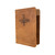 High quality luxurious full grain tan leather portfolio from Saddleback, perfect for notetaking and business organization with a touch of Texas Rangers World Series pride.