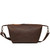 High quality the front back of the London Leather Sling in dark brown