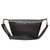 High quality the front view of the London Leather Sling in Black