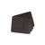 High quality dark brown colored leather coaster set of 4 with Boston red Sox logo, made by Saddleback
