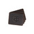 High quality dark brown colored leather coaster set of 4 with the Minnesota Twins logo. Made by Saddleback