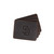 High quality dark brown colored leather coaster set of 4 with the San Diego Padres logo in the center. Made by Saddleback