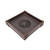 High quality dark brown colored leather valet tray with the Houston Astros logo. Made by Saddleback
