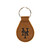 High quality tan colored leather keychain with the New York Mets logo on the front. Made by Saddleback