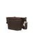High quality london sling in side view in tumbled dark coffee