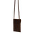 High quality backside of the dark brown leather walker's pouch in the color tan. Made by Saddleback