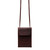 High quality the red brown tumbled leather walkers pouch. Fits the essentials like your phone, cards, and small keys