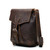 High quality the dark brown colored 10" tumbled drawstring leather backpack. Made by Saddleback