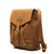 High quality the tan colored 10" tumbled drawstring leather backpack. Made by Saddleback