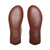 Dave's Deals Sheepskin Moccasins -  Old Design - Size 14 - Dark Coffee Brown