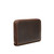 High quality back view of the Lanita Thin leather wallet in dark brown