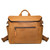 Suzette's Steals All in One Convertible Leather Day Bag - Tobacco