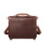Thin Front Pocket Leather Briefcase
