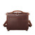High quality reddish brown leather briefcase by Saddleback.