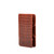 High quality the back of the red brown large leather magic wallet with card slots. Made by Saddleback