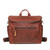 Suzette's Steals All in One Convertible Leather Day Bag - Chestnut