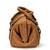 High quality this tan brown leather doctor's leather tool bag on the end.