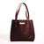 High quality brown full grain Everyday Leather Tote alternate angle - Saddleback Leather