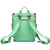 Suzette's Steals All in One Medium Leather Backpack - Mint