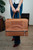 This is a lifestyle image of our tobacco compartment duffle