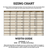 High quality sizing chart