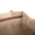 High quality inside detail view of our range and tool leather tote in light brown
