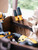lifestyle image of our range and tool tote in dark brown