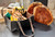 lifestyle image of our range and tool tote in dark brown
