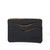 This is the front view of the Newton front pocket wallet in black