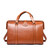 High quality back view of the Taylor leather Duffle Bag in tan