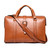 High quality front view of the Taylor leather Duffle Bag in tan