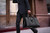 High quality this is lifestyle image of the Taylor leather Duffle Bag