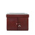 High quality front view of the Churchill leather Case in reddish brown