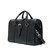 High quality side view of the Spurgeon leather Briefcase in black
